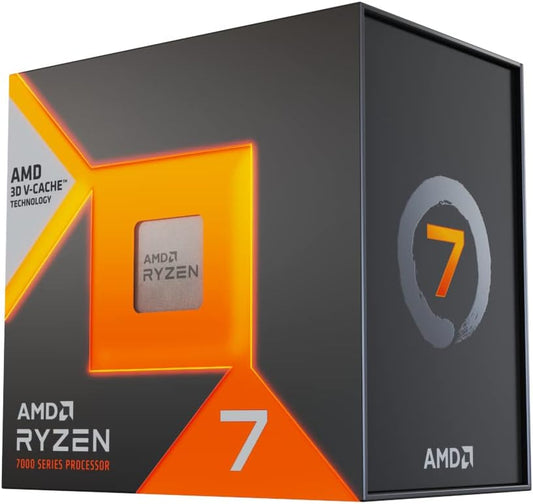 AMD Ryzen 7 7800X3D Processor with 3D V-Cache Technology, 8 Cores/16 Distorted Threads, Zen 4 Architecture 104M Cache, 120W TDP, Up to 5.0GHz Boost Frequency, AMD 5, DDR5 & PCIe 5.0