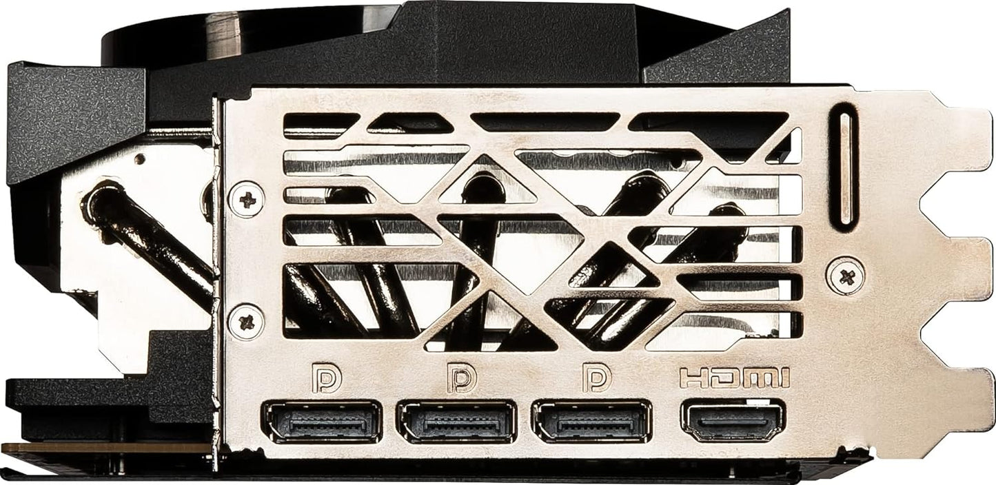 MSI Gaming GeForce RTX 4090 24GB GDRR6X 384-Bit HDMI/DP Nvlink Tri-Frozr 3 Ada Lovelace Architecture OC Graphics Card (RTX X Trio 24G), Gaming X Trio 24G