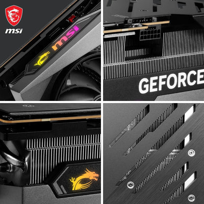 MSI GeForce RTX 4080 SUPER 16G GAMING X TRIO - 16GB GDDR6X, 2610MHz, PCI Express Gen 4, 256-Bit, 3x DP v 1.4a, HDMI 2.1a (Supports 4K and 8K HDR), Black
